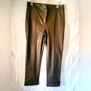 Ann Taylor Grey Leather Pants (106)